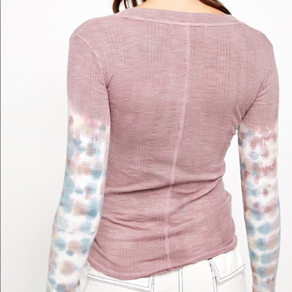 SOLDFree People Big Sur Tie Dye Top Misty Mountain - Picture 8 of 8